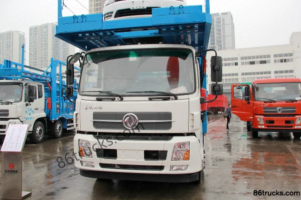 Dongfeng Commercial Vehicle Tianjin Medium Truck 292 hp 6X2(8 wheels) Car Carrier Truck Exterior (2) | 86Trucks