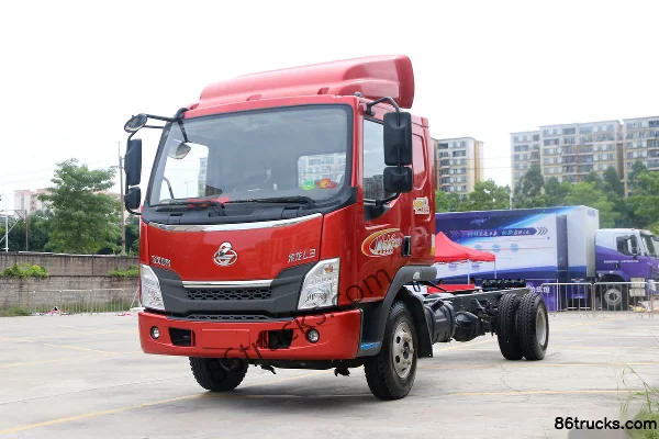 Dongfeng Liuqi Chenglong L3 160 ch 4X2(6 roues) châssis de camion porteur à plateaux 5,8 m cabine demi-avancée Extérieur (3) | 86Trucks