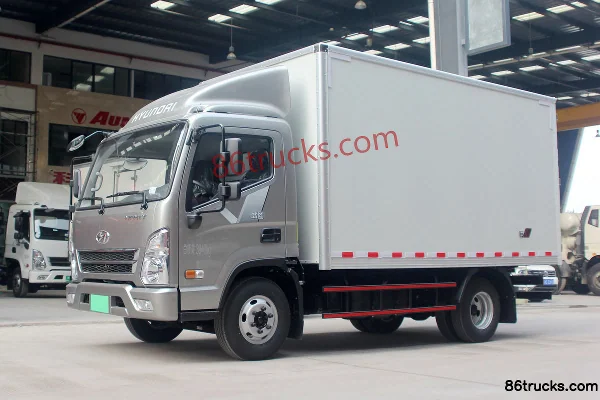Hyundai Commercial Vehicle Shengtu H1 129hp 4X2(6 wheels) 4.12m single-row box light truck (color steel plate) Exterior (3) | 86Trucks