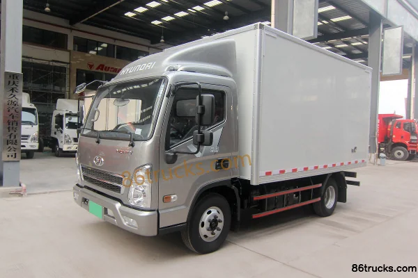Hyundai Commercial Vehicle Shengtu H1 129hp 4X2(6 wheels) 4.12m single-row box light truck (color steel plate) Exterior (2) | 86Trucks