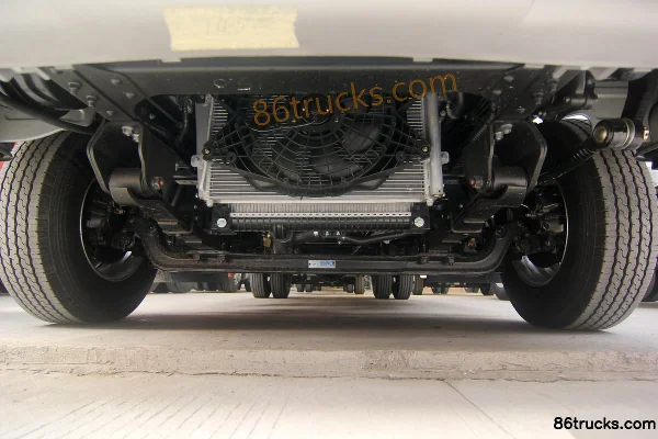 Hyundai Commercial Vehicle Shengtu H1 129hp 4X2(6 wheels) 4.12m single-row box light truck (color steel plate) Chassis (2) | 86Trucks
