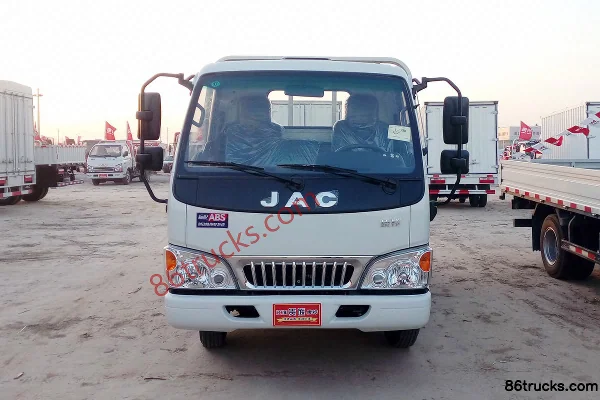 JAC Kangling 29 Narrow Body 88 hp 4X2(6 wheels) 3.7m Single Row Flatbed Light Truck Exterior (2) | 86Trucks