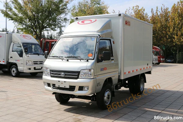 Foton Times Yuling VQ1 1.2L 86hp 4X2(6 wheels) Gasoline 3.05m Single Row Van Micro Truck Exterior (3) | 86Trucks