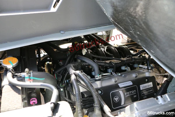 Foton Times Yuling VQ1 1.2L 86hp 4X2(6 wheels) Gasoline 3.05m Single Row Van Micro Truck Chassis (2) | 86Trucks