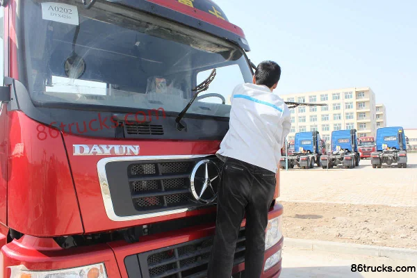 Dayun 336 hp 6X4(10 wheels) Tractor Truck (High Roof) Exterior (3) | 86Trucks