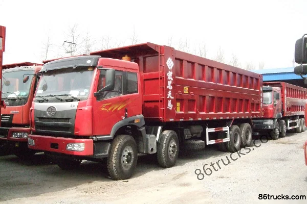 FAW Jiefang Aowei (J5P) Heavy Truck 350 hp 8X4(12 wheels) 8.2m Dump Truck Exterior (3) | 86Trucks