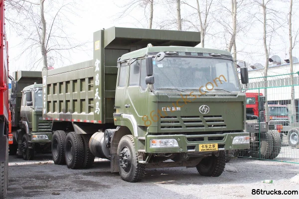 Hongyan Jingang Heavy Truck 290hp 6X4(10 wheels) 5.8m Dump Truck Exterior (2) | 86Trucks