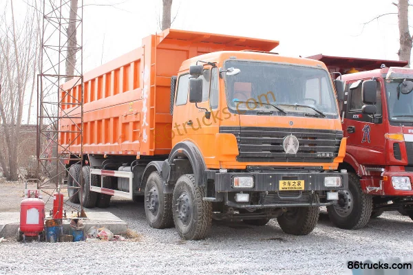 Beiben NG80 Series Heavy Truck 340 hp 8X4(12 wheels) 6.4m Dump Truck Exterior (2) | 86Trucks