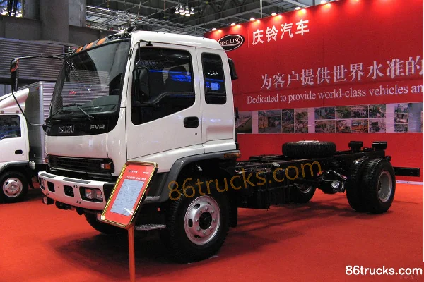Isuzu FVR heavy truck 270hp 4X2(6 wheels) flatbed cargo truck (FVR23) Exterior (2) | 86Trucks