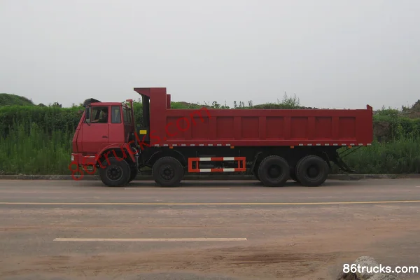 Hongyan Steyr Heavy Truck 290 hp 8X4(12 wheels) 7.4m Dump Truck Exterior (2) | 86Trucks