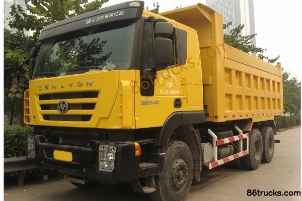 Hongyan Genlyon 340 hp 6X4(10 wheels) Dump Truck Exterior (2) | 86Trucks