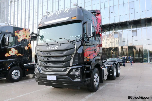 JAC Gallop K5W camion lourd 490 ch 6X4(10 roues) tracteur routier automatique (ZF AMT manuel/automatique) Extérieur (2) | 86Trucks