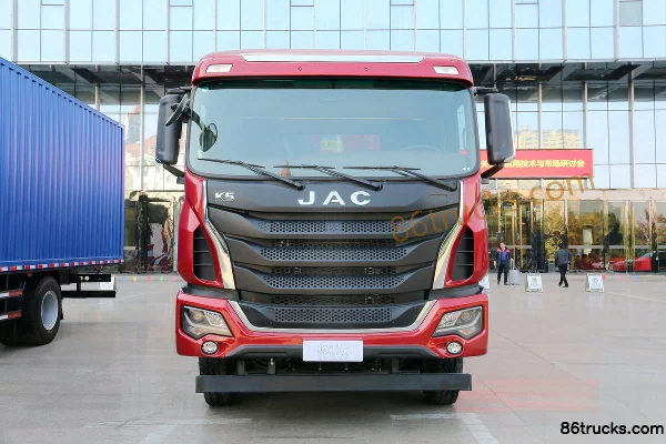 JAC Gallop K5X Heavy Truck 320 hp 8X4(12 wheels) 6.8m Dump Truck Exterior (2) | 86Trucks