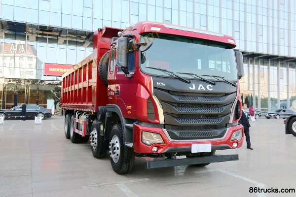 JAC Gallop K5X Heavy Truck 320 hp 8X4(12 wheels) 6.8m Dump Truck Exterior