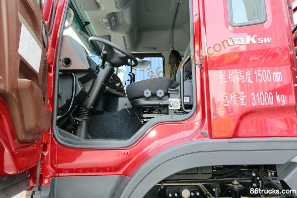 JAC Gallop K5X Heavy Truck 320 hp 8X4(12 wheels) 6.8m Dump Truck Cab (3) | 86Trucks