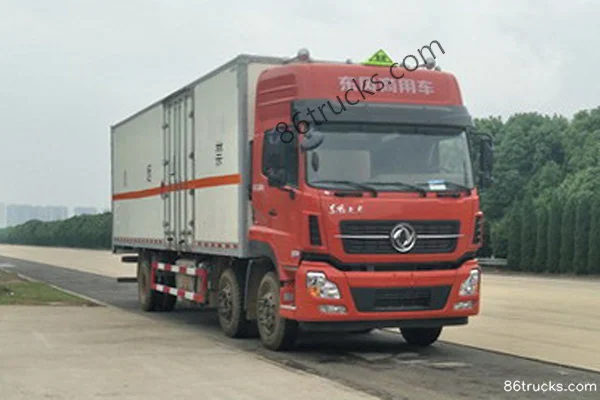 Dongfeng Commercial Vehicle Tianlong 245hp 6X2(8 wheels) 9.6m flammable gas van truck Exterior