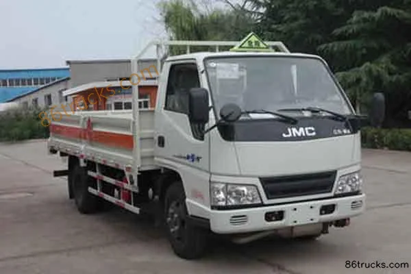 JMC Shunda Narrow Body 116 hp 4X2(6 wheels) 4.2m gas cylinder transport truck (Jiangchi) (Xier brand) Exterior