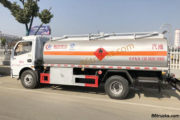 Dongfeng Duolika D7 156 hp 4X2(6 wheels) refueling truck (Chengliwei brand) Exterior (3) | 86Trucks