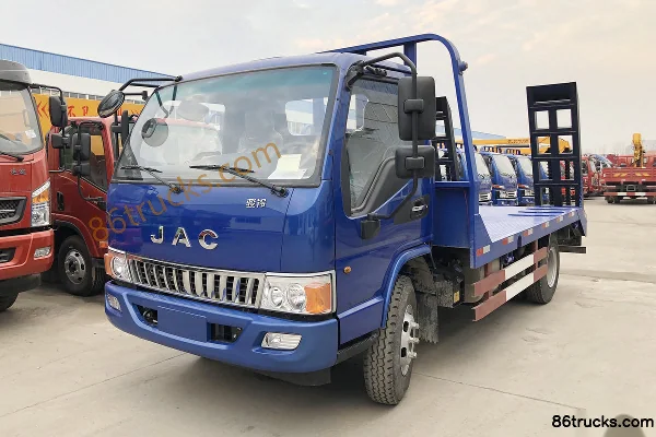 JAC Junling 156 hp 4X2(6 wheels) Flatbed Truck (Chengliwei Brand) Exterior (2) | 86Trucks