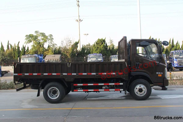 Foton Times H3 170 hp 4X2(6 wheels) 4.18m Single Row Flatbed Light Truck Exterior (3) | 86Trucks