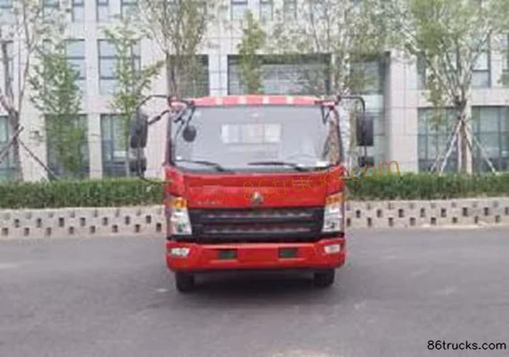 Sinotruk HOWO Tongshuai version logistique 141 ch 4X2(6 roues) camion plateau Extérieur