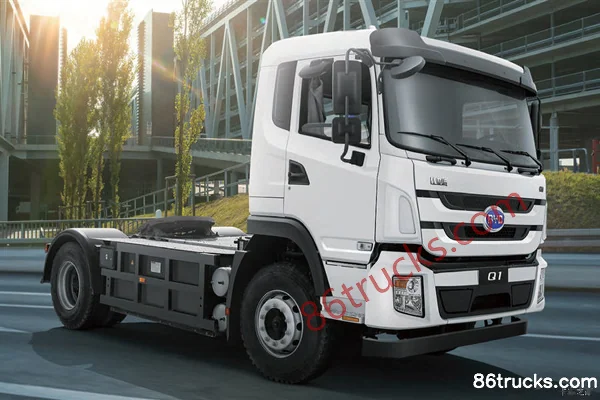 BYD Q1 31.5T 4X2(6 wheels) Electric Tractor Truck Exterior