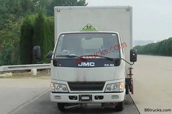 JMC Shunda narrow body 116 hp 4X2(6 wheels) 4.2m explosive material transport truck (Chengliwei brand) Exterior