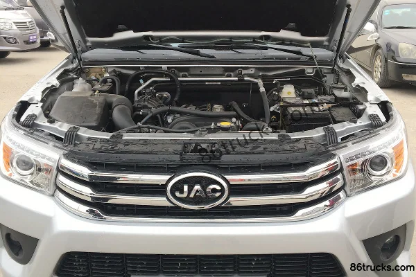 JAC V7 2018 Type Comfort 2.0L essence 147 ch 2 roues motrices Pick-up double cabine à empattement long (4GA3-3D) Châssis (1) | 86Trucks