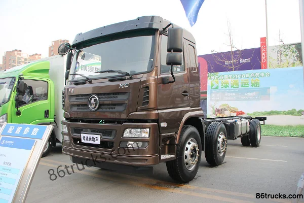 SHACMAN Commercial Vehicle Xuande X6 Heavy Truck Lightweight Version 245hp 6X2(8 wheels) 7.8m Stake Cargo Truck (MAN Rear Axle) Exterior (3)