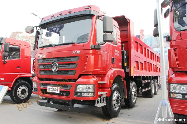 SHACMAN Commercial Vehicle Xuande X3 375hp 8X4(12 wheels) 7.4m LNG Dump Truck Exterior (2) | 86Trucks