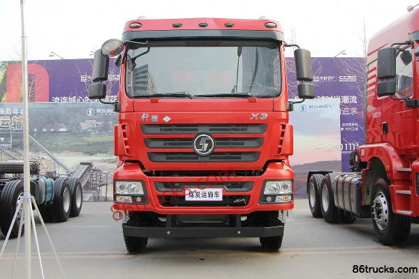 SHACMAN Commercial Vehicle Xuande X3 375hp 8X4(12 wheels) 7.4m LNG Dump Truck Exterior