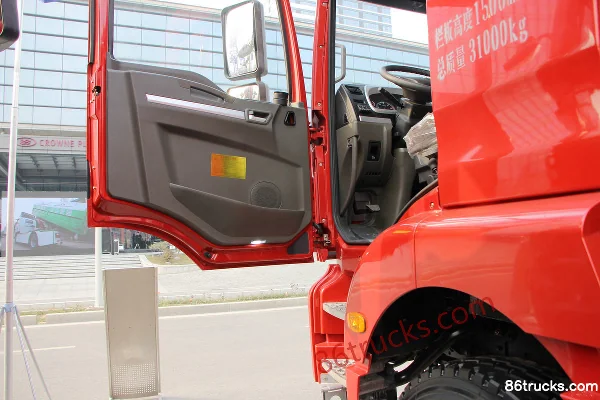 SHACMAN Commercial Vehicle Xuande X3 375hp 8X4(12 wheels) 7.4m LNG Dump Truck Cab (1) | 86Trucks