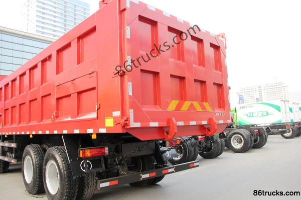 SHACMAN Commercial Vehicle Xuande X3 375hp 8X4(12 wheels) 7.4m LNG Dump Truck Body (3) | 86Trucks