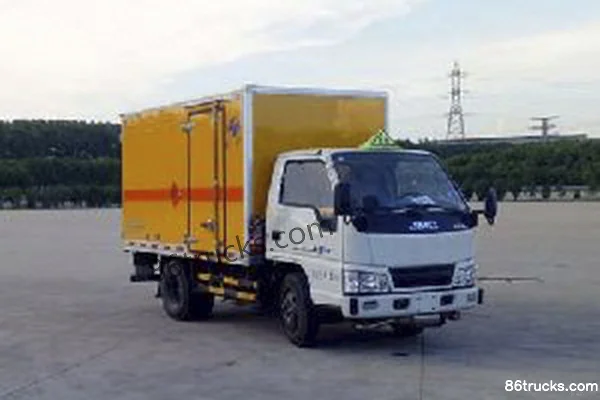 JMC Shunda narrow cab 116hp 4X2(6 wheels) 3.1m explosive-proof transport truck (Hongyu brand) Exterior