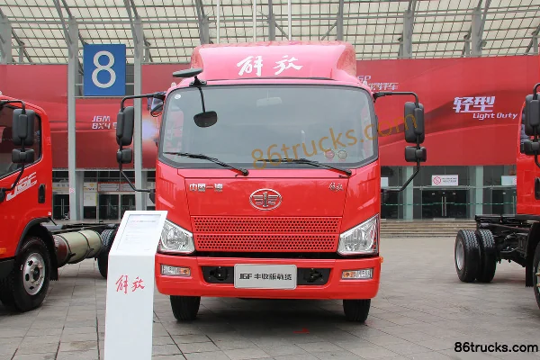 FAW Jiefang J6F 150 ch 4X2(6 roues) 4,85 m camion léger à ridelles cabine approfondie (pont arrière 6T) Extérieur (2) | 86Trucks