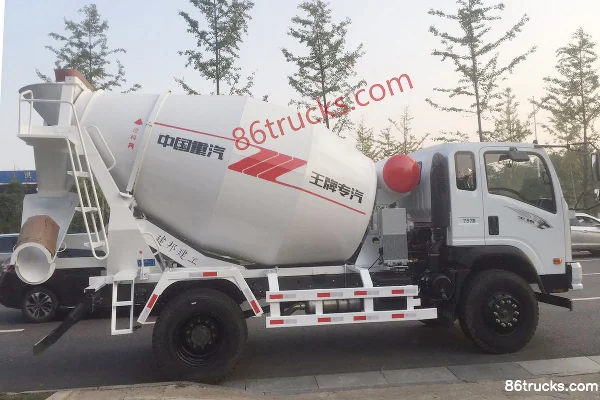 Sinotruk Ace 7 Series 170hp 4X2(6 wheels) 3.5m³ Concrete Mixer Truck Exterior (2) | 86Trucks