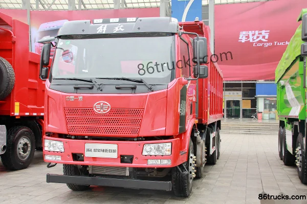 FAW Jiefang J6L camion lourd 280 ch 8X4(12 roues) camion benne 5,8 m Extérieur (3) | 86Trucks