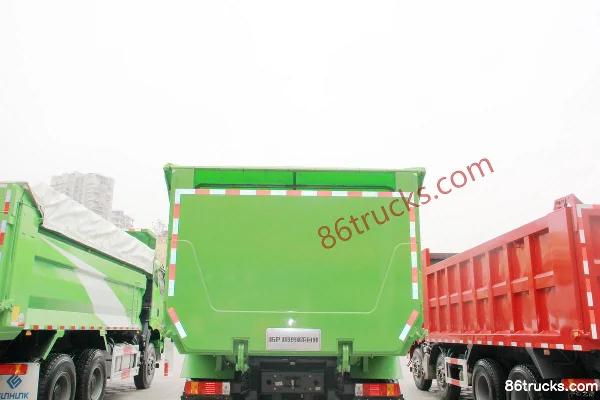 FAW Jiefang J6P Heavy Truck 370hp 8X4(12 wheels) 7.6m Dump Truck (Flat Front) Body (3) | 86Trucks