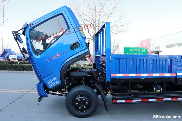 Shifeng Fengchi 87 ch 4X2(6 roues) Camion léger plateau à ridelles cabine simple 3,72 m Carrosserie (2) | 86Trucks