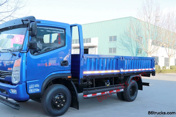 Shifeng Fengchi 87 ch 4X2(6 roues) Camion léger plateau à ridelles cabine simple 3,72 m Carrosserie (1) | 86Trucks