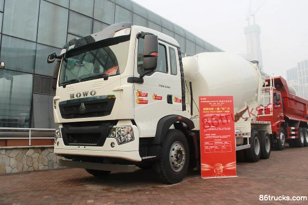 Sinotruk HOWO T5G Regulation Edition 340hp 8X4(12 wheels) 7.99m³ Concrete Mixer Truck Exterior