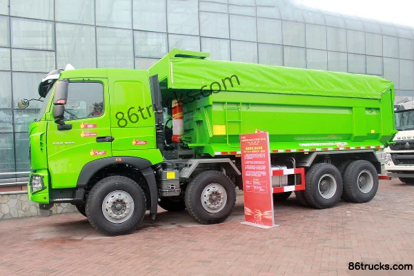 Sinotruk HOWO T6G 380hp 8X4(12 wheels) Muck Dump Truck Exterior (2) | 86Trucks