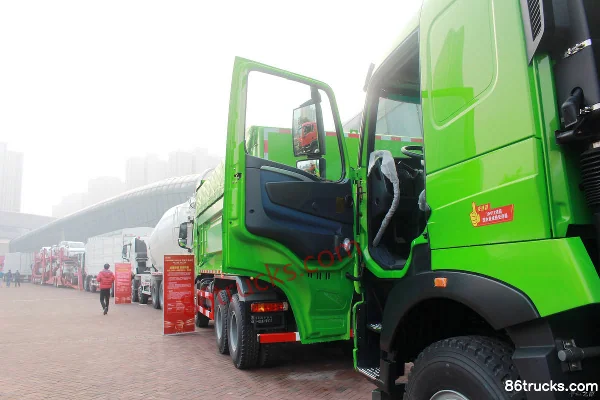 Sinotruk HOWO T6G 380hp 8X4(12 wheels) Muck Dump Truck Cab (1) | 86Trucks