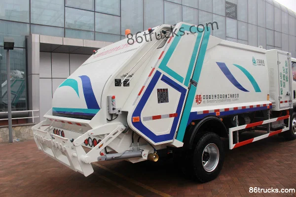 Sinotruk HOWO Tongshuai camion benne à ordures à hydrogène 4X2(6 roues) Carrosserie (3) | 86Trucks