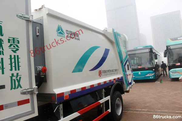 Sinotruk HOWO Tongshuai camion benne à ordures à hydrogène 4X2(6 roues) Carrosserie (1) | 86Trucks