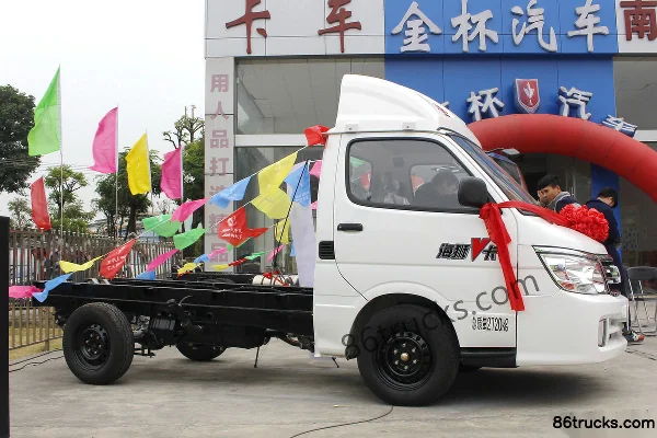 Jinbei Haishi V Card 2.0L 103hp 4X2(6 wheels) Gasoline 3.01m Single Row Van Mini Truck Exterior (2) | 86Trucks