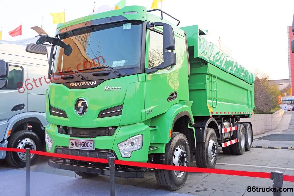 SHACMAN Delong H6000 375hp 8X4(12 wheels) 6.5m Dump Truck Exterior (3) | 86Trucks
