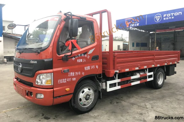 Foton Aumark série 1 131 ch 4X2(6 roues) camion léger à ridelles simple cabine 4,23 m Extérieur (2) | 86Trucks