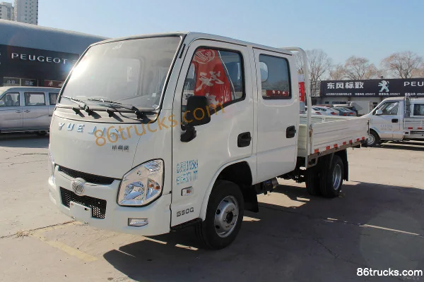 Yuejin Xiaofuxing S50Q 1,3 L 87 ch 4X2(6 roues) essence camion léger plateau à ridelles double cabine 2,605 m Extérieur (3) | 86Trucks
