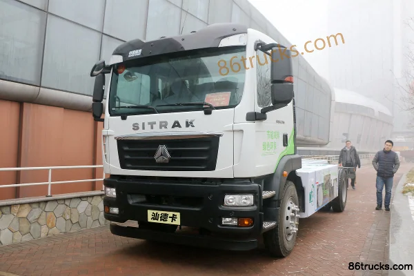 Sinotruk Sitrak SITRAK C5H Heavy Truck 340 hp 4X2(6 wheels) Center Axle Car Carrier (Zhongji Brand) Exterior (2) | 86Trucks